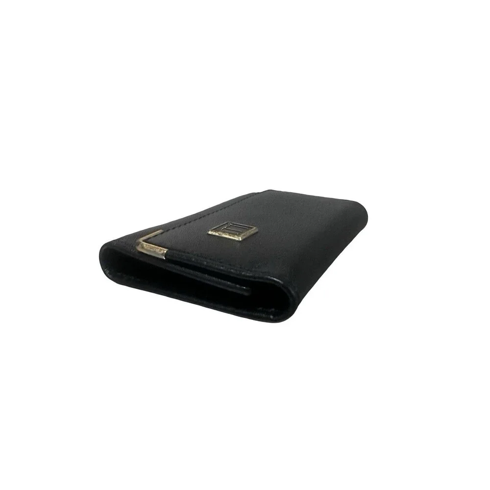 Dunhill Black Leather Key Wallet